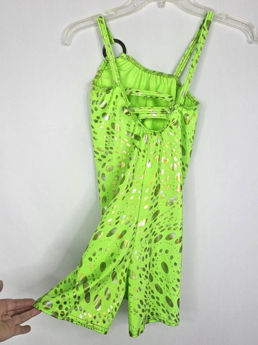 Costume Gallery | Girls Lime Green Dance Costume | Jazz Recital | Child M